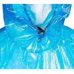 Disposable Transparent PE Raincoat With Long Sleeves And Drawstring Hood