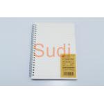 Double Binding Filament PP Cover A5 Loose Leaf Spiral Notebook for sale