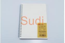 China Double Binding Filament PP Cover A5 Loose Leaf Spiral Notebook supplier