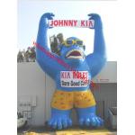 25ft blue colour pvc tarpaulin inflatable gorilla for sale
