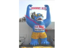 China 25ft blue colour pvc tarpaulin inflatable gorilla supplier