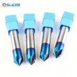 Tungsten Carbide 4 Flutes Chamfer End Mill CNC Cutting Tools for sale