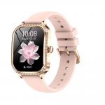 MK88 Ladies Diamond Smart Watch Health Monitor BT Call Blood Oxygen Smartwatch IP68 Waterproof for sale