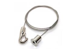 China Adjustable Height Hooks Cable Gripper Use With Wire Rope To Hang Acoustic Panels supplier