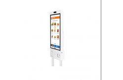China 43 Self Ordering Digital Signage Kiosk 500 Nits Brightness With 5MP Camera supplier