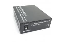 China 10 / 100 / 1000M Single Fiber Optic Transceiver IEEE802.3z Non - Condensing supplier
