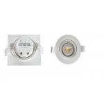 CCT Changeable Indoor LED Downlights 5W IP54 Black Square Recessed for sale