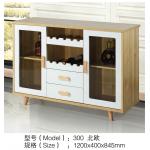Wine Hutch Engineering MDF Frame , Stable And Durable For Long Time Use for sale
