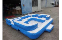 China Entermainment 6 Person Inflatable Floating Island , Inflatable Shock Rocker supplier