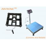 INBS-A-300kg 600 Lb Mild Steel Industry Weighing Scale Heavy Duty blue Platform scale with indicator AC 220V / 50Hz for sale