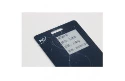 China Fingerprint Payment 1.5mm Security Smart Card 7816 with electronic ink screen supplier