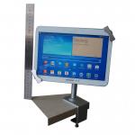 Desktop Freestanding Lockable Anti-Theft Tablet Ipad Enclosure Kiosk for sale