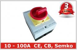 China Surface Mounted 32A Rotary Isolator Switch 4 Pole / Electrical Isolation Switch supplier