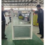 Customized Size UV Resistant Vertical Sliding UPVC Single Hung Window With Fly Screen for sale