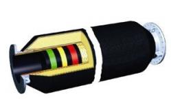 China Abrasion Resistant Black Self Floating Hose Flanges / Camlocks Flexible Lightweight Rubber Hose supplier