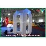 2 Blowers 1.5mL X 2mW X 2.5mL White Inflatable Money Booth For Promotion for sale