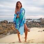 Stitching Reinforced Beach Towel With Prints Lightweight And Easy To Carry