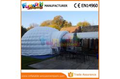 China PVC tarpaulin Dome Inflatable Igloo Tent For Camping with Hand printing supplier