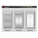 Door Panel Stainless Steel Elevator Cabin Decoration Centre / Side Opening for sale