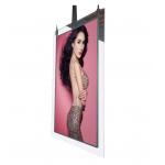Ceiling Suspended Double Sided Lcd Display , Android System Ultra Slim Lcd Screen for sale