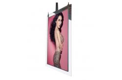 China Ceiling Suspended Double Sided Lcd Display , Android System Ultra Slim Lcd Screen supplier