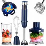 5 in 1 Immersion Stick Blender Set 120V 240V With Whisk Frother Chopper Beaker for sale