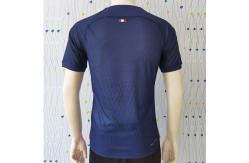 China Ventilated Personalized Jersey Shirts 100% Polyester Durable Soccer Player Jersey supplier