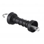 Electric Fence Gate Handle Black Color with Plastic Handle and Galvanized Hook for sale