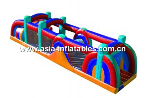 Commercial Grade Inflatable Obstacle Course For Backyard Chidren Games