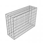 2x0.5x1.2m Galfan 5mm Welded Mesh Gabion Stone Fence for sale