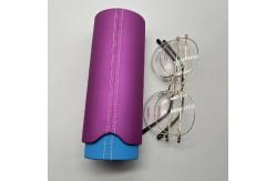 China EVA Molded Foam Metal Eyeglass Case Splicing Sleeve Fancy Style Cover supplier