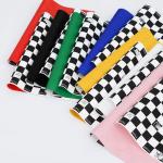 One Side Of Plaid Pattern Flower Wrapping Paper Gift Wrapping Plastic Paper for sale