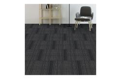 China Plaid And Stripe Element Nylon Carpet Tiles With PVC Backing For School supplier