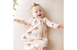 China Modern Style Toddler Sleeping Bag Newborn Sleep Sack Breathable With Bamboo Material supplier