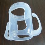 Transparent PP Feeding Bottle Holder Plastic Injection Moulding Service ISO90001
