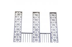 China Matte Black Aluminum Wrought Iron Balcony Railing Security Steel Balustrade supplier