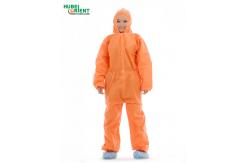 China Medical Disposable Polypropylene Coverall With Hood supplier