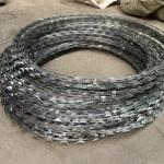 Security Single Coil Blade Razor Wire Mesh Ideal Restricted Areas for sale