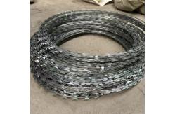 China Security Single Coil Blade Razor Wire Mesh Ideal Restricted Areas supplier
