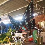 Sports Park Animatronic Insects Statue Simulation Model High Density Foam