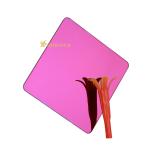 Gold Mirror Coloured Stainless Steel Sheet GB Certified With 10C PVC Film