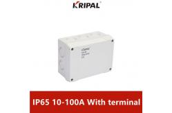 China IP65 50A 100A M32 CE Outdoor Junction Box With Terminal Dustproof supplier