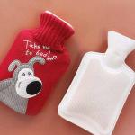Portable Custom Logo 1000ml Rubber Hot Water Bottle Foot And Hand Warmer