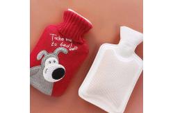 China Portable Custom Logo 1000ml Rubber Hot Water Bottle Foot And Hand Warmer supplier