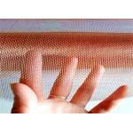 Plain 5mm Copper Woven Wire Mesh 99.9% Red color for sale
