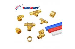 China Industrial Pex Tubing Fitting Smooth Operation Brass Pex Pipe Joints supplier