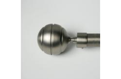 China 16mm Home Decorations Plating Retractable Pipe Curtain Rods supplier