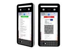 China EU QR Code Reader Face Recognition Access Control With C19 App Certificates supplier