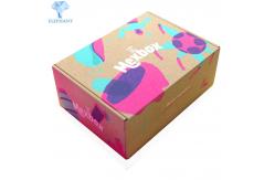 China Square C2S Art Paper Corrugated Shipping Boxes CMYK Folding supplier