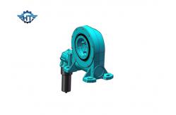 China Vertical Mounted Small Worm Gearbox For Single Solar Tracking System supplier
